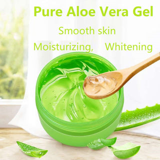 220ML Aloe Vera Gel Natural Face Creams Moisturizer Acne Treatment Cream Sun Repair Cream Whitening Skin Care Smoothing Alodia Store