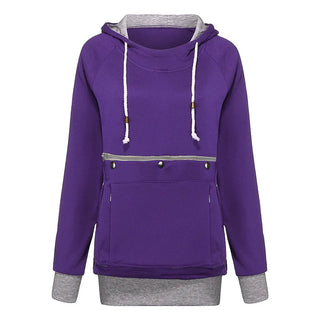 Cat Lovers Sweatshirt women Hoodies Kangaroo Dog Pet Paw Pullovers Cuddle Pouch Sweatshirt Pocket Animal Ear Hooded Dropshipping Alodia Store