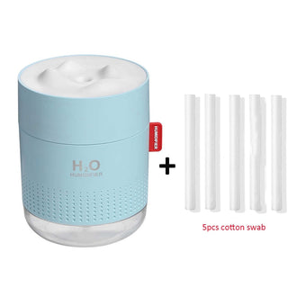 White Snow Mountain Humidifier 500ML Ultrasonic USB Aroma Air Diffuser Soothing Light Aromatherapy Humidificador Home Difusor ALODIA STORE