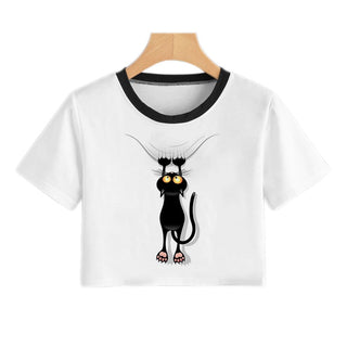 Summer Fashion Harajuku Sexy Tank Crop Top White alodia store