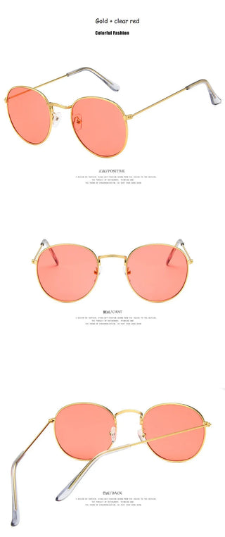 Woman Glasses Optical Frames Metal Round Glasses Frame Clear lens Eyeware Black Silver Gold Eye Glass Alodia Store