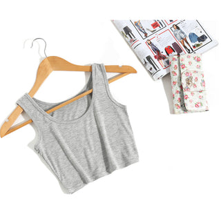 White Crop Tops Vest Tube Top 8Color alodia store