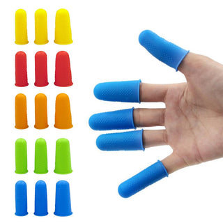 Silicone Finger Protector Sleeve Cover Anti-cut Heat Resistant Finger Sleeves Great Cooking Kitchen Tools Alodia Store