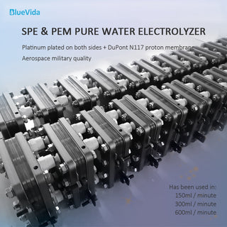 Bluevida 99.99% High Purity Hydrogen Inhalation Machine Low Noise Make Hydrogen Water H2 Inhalation Generator SPE/PEM 150ml/m alodia store