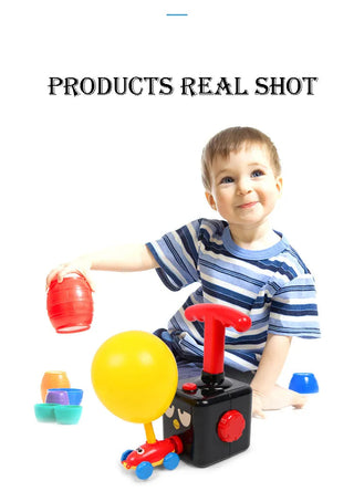 Balloon Launcher Car Toy Set Children's Balloon Launcher Toy Force Car Balloon Launcher Toys Kid's Preschool Educational Gifts Alodia Store