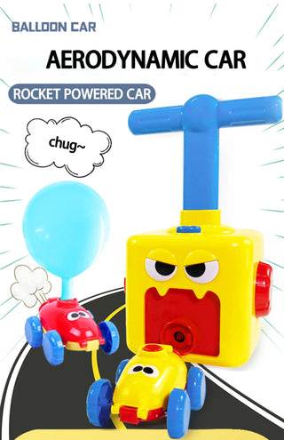 Balloon Launcher Car Toy Set Children's Balloon Launcher Toy Force Car Balloon Launcher Toys Kid's Preschool Educational Gifts Alodia Store