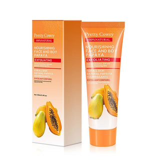 100ml Papaya Deep Cleansing Scrub Gel Dead Skin Removal Exfoliating Peeling Gel Face Body Moisturizing Whitening Skin Care Gel Alodia Store