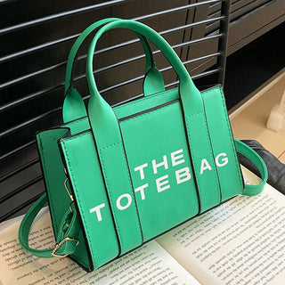 Women Tote Bag Contrast Letters Fashion Ladies Alodia Store