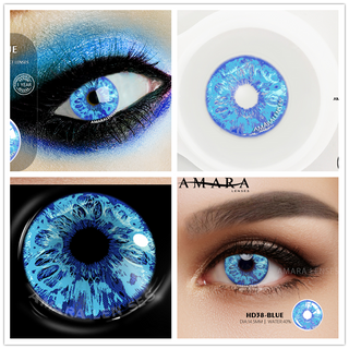 AMARA 2pcsCosplay Anime Eyes Lenses for Eyes AYY Series Makeup Sharingan Beauty Contact Lenses Eye Cosmetic Color Lens Eyes Alodia Store
