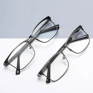 Anti-Blue Light Business Reading Glasses Eye Protection Ultra Light Frame Office Myopia Eyeglasses For Men Women Vision Care Alodia Store