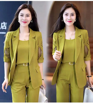 Women's Pants Suit Office Set blazer Alodia Store