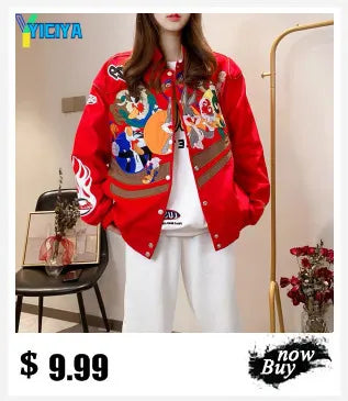 bomber women winter High quality Varsity Alodia Store