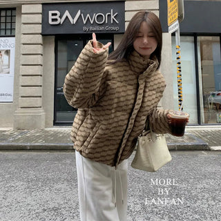Thick Vintage baggy Down Jacket Alodia Store