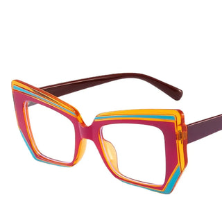 Cat Eye Glasses Blue Light Blocking Women Designers Eyeglasses Optical Spectacle Computer Eye Protection Glass Fashion Eyewear Alodia Store