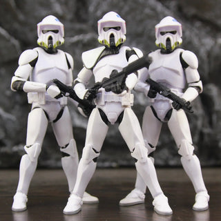 Star Wars 104th 212th 442nd 332nd 501st 6" Action Figure ARC ARF Trooper Shock Asohka Commander Phase 2 Episode II Clone Toys Alodia Store