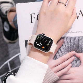 Digital Smart sport watch Women watches digital led electronic wristwatch fitness wristwatch Men kids hours hodinky Alodia Store