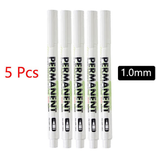 White Marker Pens grafting set 2.0mm Oily Waterproof White Gel Pen DIY ALODIA STORE