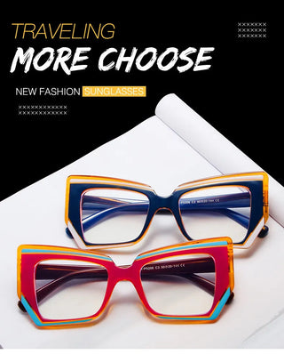 Cat Eye Glasses Blue Light Blocking Women Designers Eyeglasses Optical Spectacle Computer Eye Protection Glass Fashion Eyewear Alodia Store