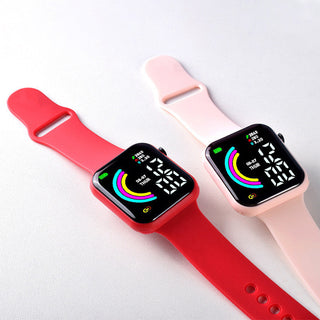 Child Watch Ultra Light LED Digital Watch for Kids Boy Girl Sports Military Silicone Wristband Electronic Clock relogio infantil Alodia Store