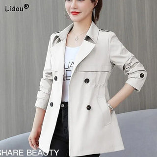 Blazers Button Pockets Tops Alodia Store