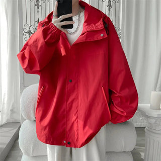 Hooded Jacket for Men Bomber Jacket ALODIA STORE