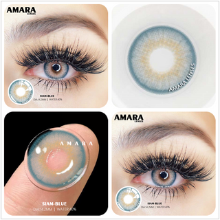 AMARA 1 Pair Color Contact Lenses for Eyes Natural Brown Lenses Beauty Fashion Monet lense Blue Lenses Green Eye Contact Alodia Store