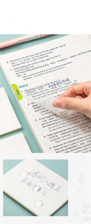 50sheets Transparent Posted it Sticky Note Pad alodia store