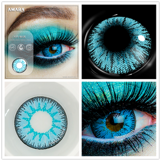 AMARA 2pcsCosplay Anime Eyes Lenses for Eyes AYY Series Makeup Sharingan Beauty Contact Lenses Eye Cosmetic Color Lens Eyes Alodia Store