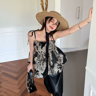 Camis Flower Tee tops alodia store