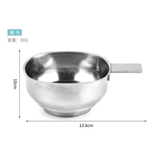 Stainless steel wide-mouth funnel jam salad dressing funnel large multi-function wine leak oil leak kitchen accessories gadgets Alodia Store