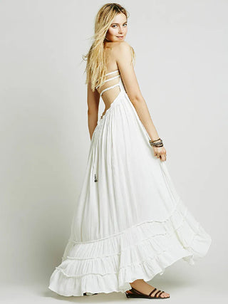 Summer Women Backless VERGOODR Smock dress Alodia Store