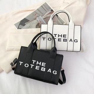 Women Tote Bag Contrast Letters Fashion Ladies Alodia Store