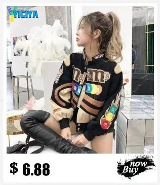 bomber women winter High quality Varsity Alodia Store