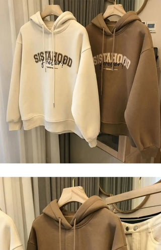 New in Hoodies & Sweatshirts Retro Women 2023 Pullover Y2k Fashion Korea Cute Tops Vintage Clothes Winte Korean Style Longsleeve Alodia Store