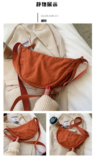 Casual Nylon Hobos Crossbody Bag for Women Alodia Store