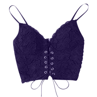 Strap Vest Zip Back Camisole Push Up Bralet Alodia Store
