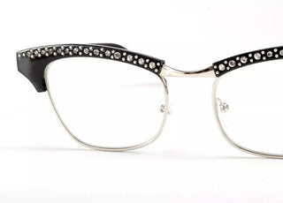 Diamond Ladies Elegant Cat Eye Reading Glasses Resin Lenses Women Crystal Rhinestone Decoration Presbyopic Eyewear for Elder Alodia Store