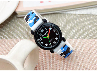 camouflage silicone strap quartz watches children kids students digital cool waterproof clocks Alodia Store