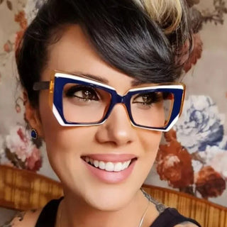 Cat Eye Glasses Blue Light Blocking Women Designers Eyeglasses Optical Spectacle Computer Eye Protection Glass Fashion Eyewear Alodia Store