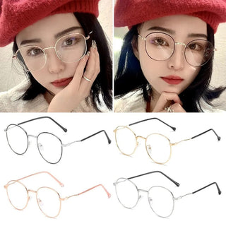 Women Durable Eye Protection Portable Ultra Light Frame Oversized Eyeglasses Computer Goggles Anti-Blue Light Glasses Alodia Store