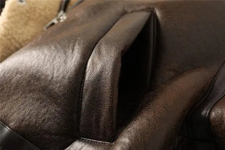 Faux Leather Coat Vintage Alodia Store