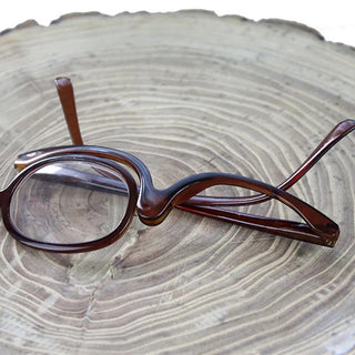 Women Magnifying Glasses Makeup Reading Glass Folding Eye Make Up Reading Glass PC Frame +1.0~+4.0 Resin Lens Alodia Store