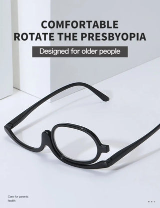 Women Magnifying Glasses Makeup Reading Glass Folding Eye Make Up Reading Glass PC Frame +1.0~+4.0 Resin Lens gafas de sol Alodia Store