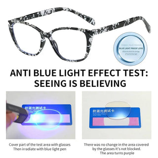Men Women Vintage Portable Elegant Eye Protection Ultra Light Frame Anti-Blue Light Eyeglasses Reading Glasses Alodia Store
