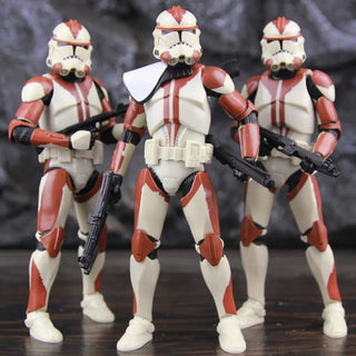 Star Wars 104th 212th 442nd 332nd 501st 6" Action Figure ARC ARF Trooper Shock Asohka Commander Phase 2 Episode II Clone Toys Alodia Store