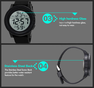 Luminous LED Digital Kids Watches waterproof Alodia Store