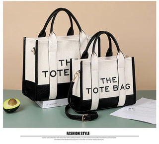 Women's Tote Bag 2024 New Leather Letters Shoulder Alodia Store