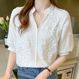 2023 Womens Sleeve Butterfly Sleeve Chiffon alodia store