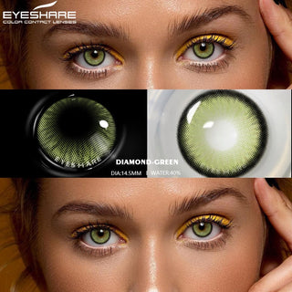 AMARA 1 Pair Color Contact Lenses for Eyes Natural Brown Lenses Beauty Fashion Monet lense Blue Lenses Green Eye Contact Alodia Store