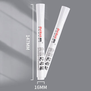 White Marker Pens grafting set 2.0mm Oily Waterproof White Gel Pen DIY ALODIA STORE